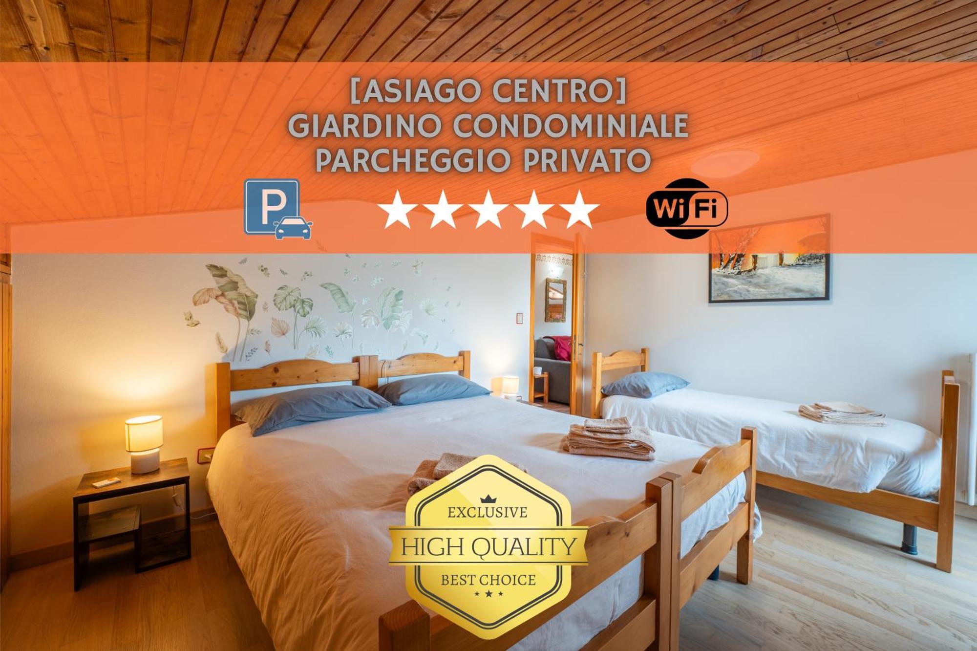 Centro Mansarda Con Balcone E Giardino Asiago